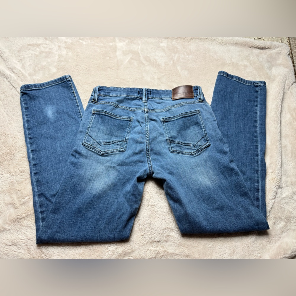 2 for $20// Men's Slim Straight Blue Jeans - Picture 3 of 9